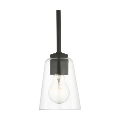 Miles 1 Light Mini Pendant 6.25 Inch Tall and 4.5 Inch Wide by Generation - GLP10