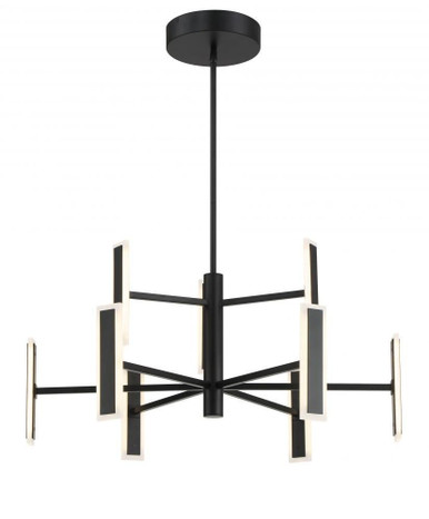 Edge 9 LED Light Oversized Chandelier by George Kovacs - P1419-66A-L