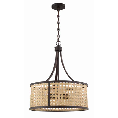 Malaya 6 Light Large Pendant by Craftmade - 54596-ABZ