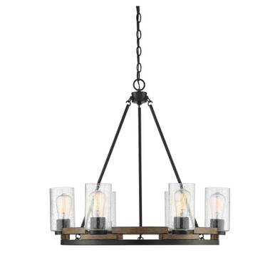 Lynwood 6 Light Chandelier 26.5 Inch Tall and 28.5 Inch Wide by Savoy House - L1-7600-6