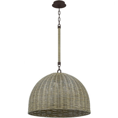 Huxley 3 Light Large Pendant 24 Inch Length by Troy - F2024-TBZ