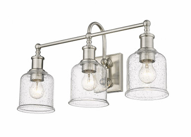 Bryant 3 Light Bath Vanity 12.25 x 24 Inches by Z Lite - 734-3V-BN