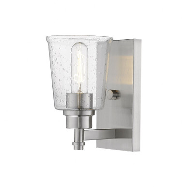 Bohin 1 Light Wall Sconce in Fusion Style 5 x 8.5 Inch by Z Lite - 464-1S-BN