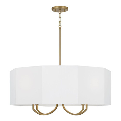 Adrian 4 Light Chandelier 13.5 Inch Tall and 29.5 Inch Wide by Capital - 459541AD