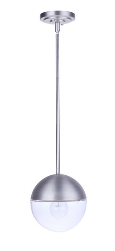 Evie 1 Light Outdoor Pendant 8.19 Inch Tall and 7.5 Inch Wide by Craftmade - ZA3411-SA