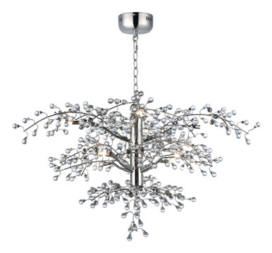 Cluster 8 Light Oversized Chandelier by Maxim - 38504CLPN
