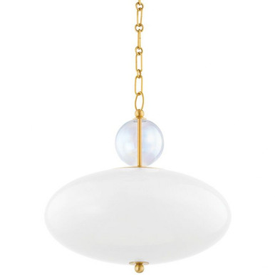 Viviana 1 Light Medium Pendant by Mitzi - H729701-AGB