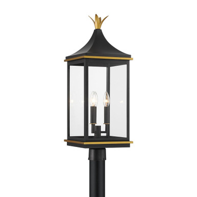 Simpson 3 Light Outdoor Post Mount 27.75 Inch X 10 Inch Wide by Crystorama - SIM-809-MK-TG