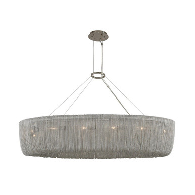 Genevieve 12 Light Oversized Island Pendant by Kalco - 316960PN