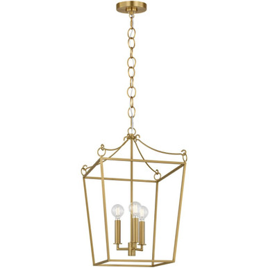 Carlyle 4 Light Pendant 27.25 X 17.63 Inch Wide by Visual Comfort Studio - KSC1174
