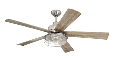 Garrick 56 Inches Ceiling Fan with Light Kit by Craftmade - GAR56BNK5