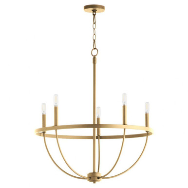 Tribute 5 Light Large Chandelier by Quorum - 6374-5