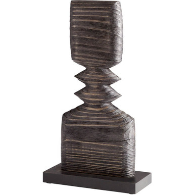 Dark square 4 Inch sculpture by Cyan - 11280