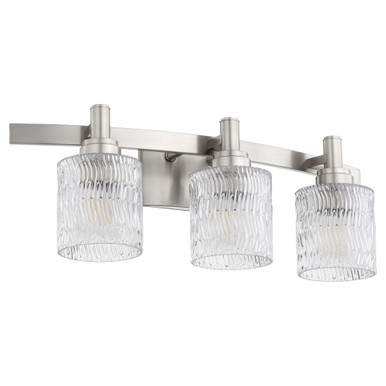 Stadium 3 Light Vanity Light by Quorum - 5184-3-65