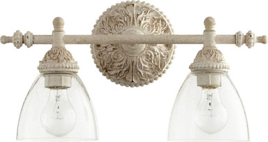 2 Light Vanity Light 17.5 Inch Wide by Quorum - 5257-2-70