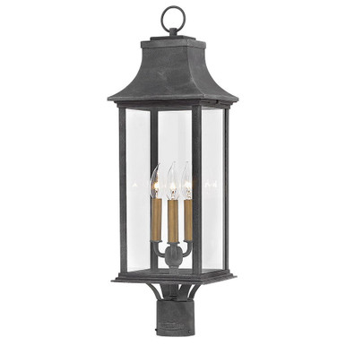 Adair 3 Light Outdoor Post Top/Pier Mount 8.5 x 27.75 Inches by Hinkley  - 2931