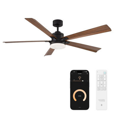 Radiant 5 Blade Ceiling Fan with Light Kit 64 Inch Wide by Modern Forms - FR-D2603-64A