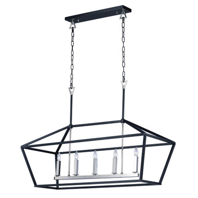 Abode 5 Light Small Chandelier by Maxim - 25156-1838