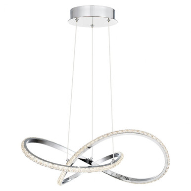Rumi 27W LED Light Large Pendant by Quoizel - PCRUM2818C