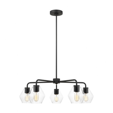 Jett 5 Light Large Chandelier by Generation Lighting - 3002405-9530