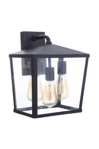 Olsen 3 Light Outdoor Wall Lantern 13.38 Inch Tall by Craftmade - ZA4624-MN