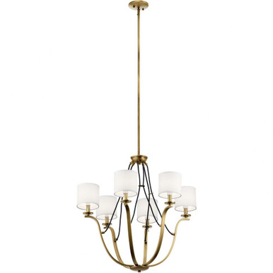 Thisbe 6 Light Large Chandelier by Kichler - 43532NBR