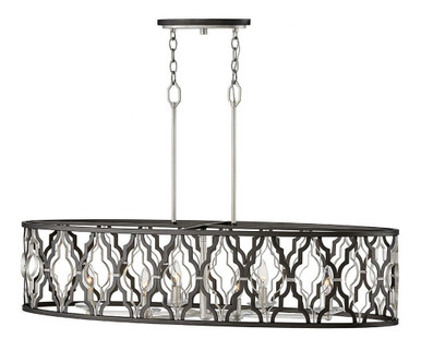 Portico 6 Light Oversized Linear Chandelier by Hinkley - 3068GG