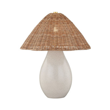 Deanne 1 Light Table Lamp 19.75 Inch Tall and 17.5 Inch Wide by Mitzi - HL1100201-AGB/CCO