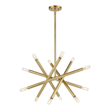 Mandelorian 12 Light Chandelier 21 x 21 In by Zeev - CD10388-12-AGB