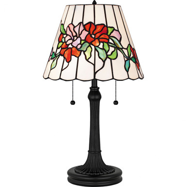 Aurora 2 Light Table Lamp 23.25 Inch Tall and 13 Inch Wide by Quoizel - TF6817MBK