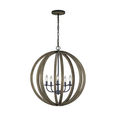 Sean Lavin 5 Light Large Pendant by Visual Comfort Studio - f2936/5wow/af