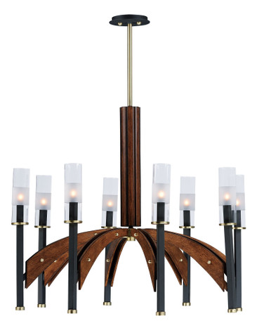 Merge 8 Light Oversized Chandelier by Maxim - 39518CLB