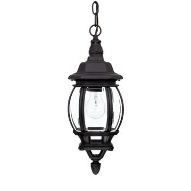 French Country 1 Light Outdoor Pendant by Capital - 9868BK