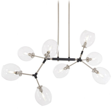 Nexpo Eight Light Chandelier 25.5 Inch W by 16.75 Inch H by George Kovacs  - P1368-619