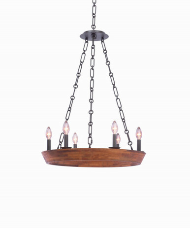 Lansdale 6 Light Large Pendant by Kalco - 505551BI