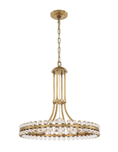 Clover 8 Light Medium Chandelier by Crystorama - CLO-8898