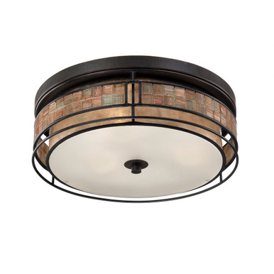 Laguna 3 Light 16 Inch Wide Flush Mount by Quoizel - MCLG1616RC