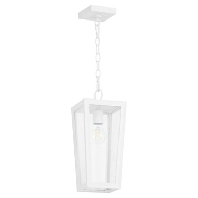 Bravo 1 Light Outdoor Pendant 15 Inch Tall and 6.5 Inch Wide by Quorum - 716-6-6