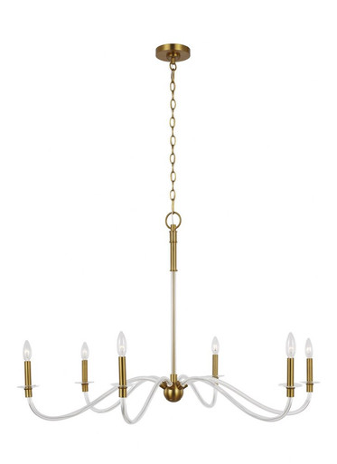 Hanover 6 Light Oversized Chandelier by Visual Comfort Studio - CC1326