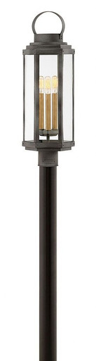 Danbury Three Light Outdoor Large Post Top/Pier Lantern by Hinkley - 2537DZ