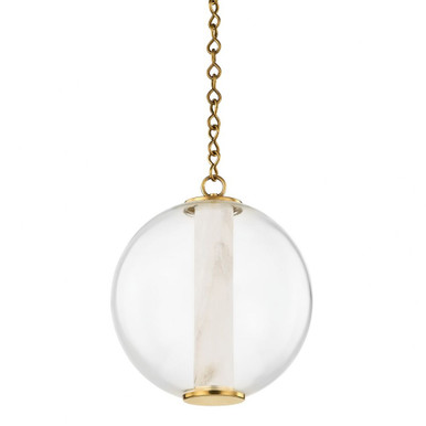 Pietra 12W 1 LED Light Medium Pendant by Corbett - 432-12-VB