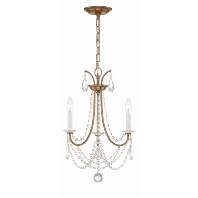 Karrington 3 Light Small Chandelier by Crystorama - KAR-90903