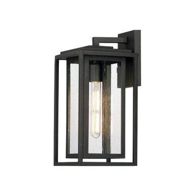 Cabana VX 1 Light Outdoor Wall Lantern 15 Inch Tall by Maxim - 40663CDBK