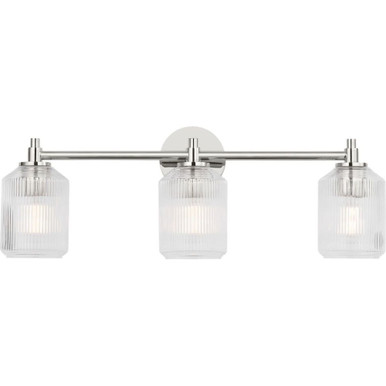 Barstow 3 Light Bath Vanity 9 X 25.5 Inch Wide by Visual Comfort Studio - CV1093
