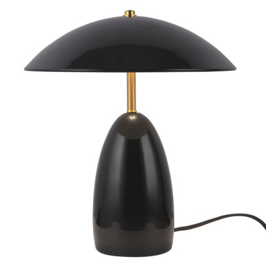 Poppy 8W LED Table Lamp 13.88 Inch Tall and 12 Inch Wide by Alora - TL437012GBK