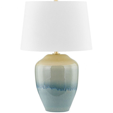 Montville 1 Light Table Lamp 28.5 x 19 Inches by Hudson Valley - L6329-AGB/C05