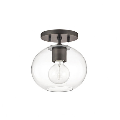 Margot 1 Light 8.25 Inch Wide Semi Flush Mount by Mitzi - H270601