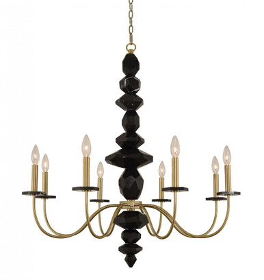 Piedra 8 Light Large Chandelier by Allegri - 031551-039