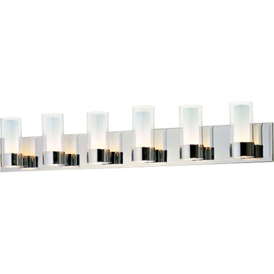 Silo 12W 6 LED Candle Style Vanity Light by Maxim - 23076CLFTPC/BUL