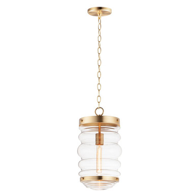 Newport 1 Light Small Pendant by Maxim - 11124CLSBR